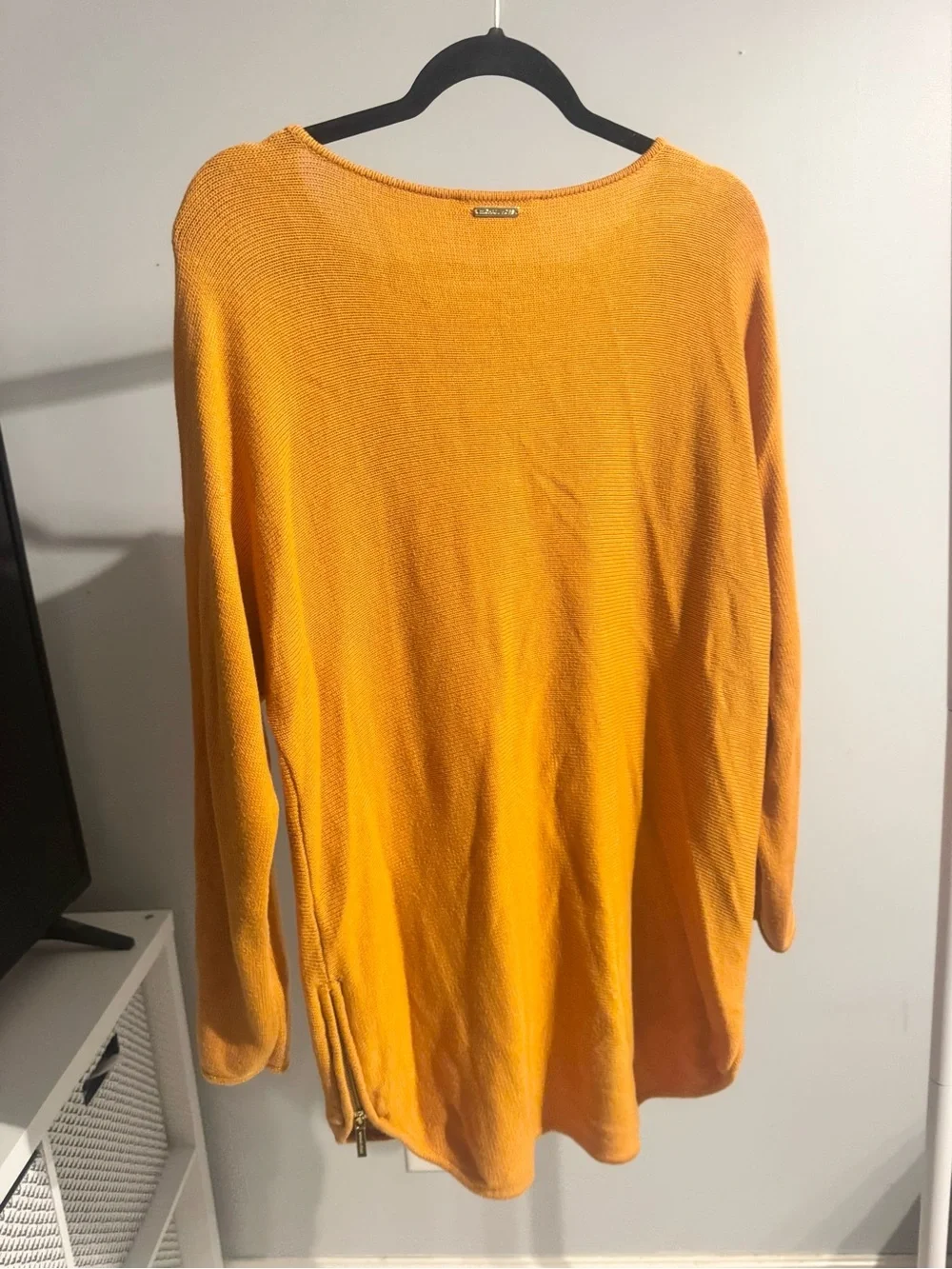 Michael Kors Mustard Yellow Knit Sweater
